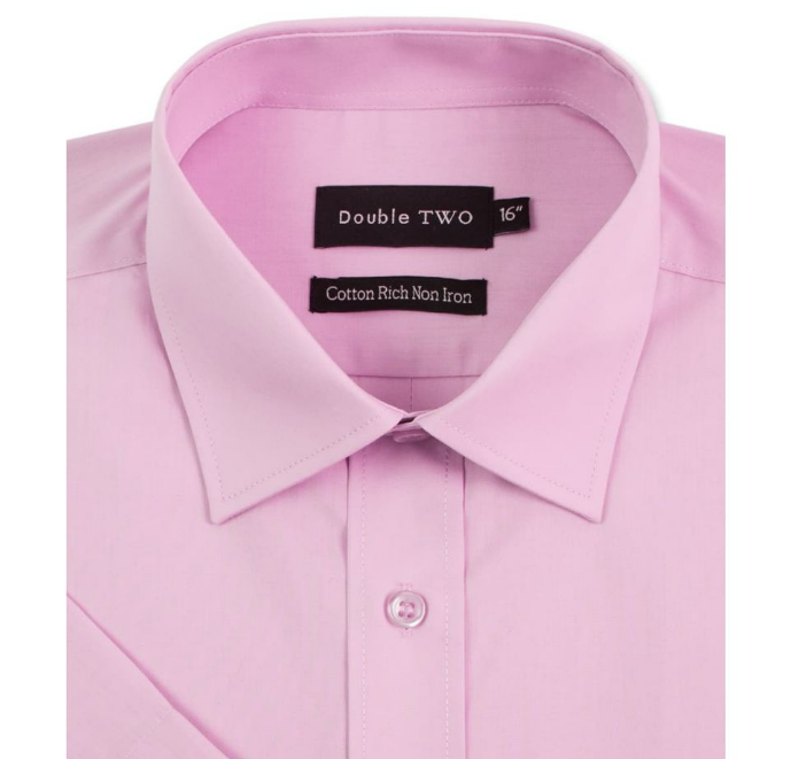 D2 Half Sleeve Shirt Pink SHS4500N-1